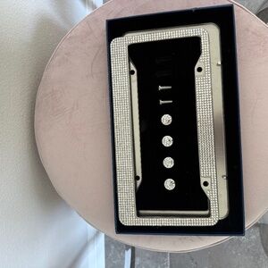 Hippo Creation Rhinestone License Plate Frame – Silver Bling Set (NWT)